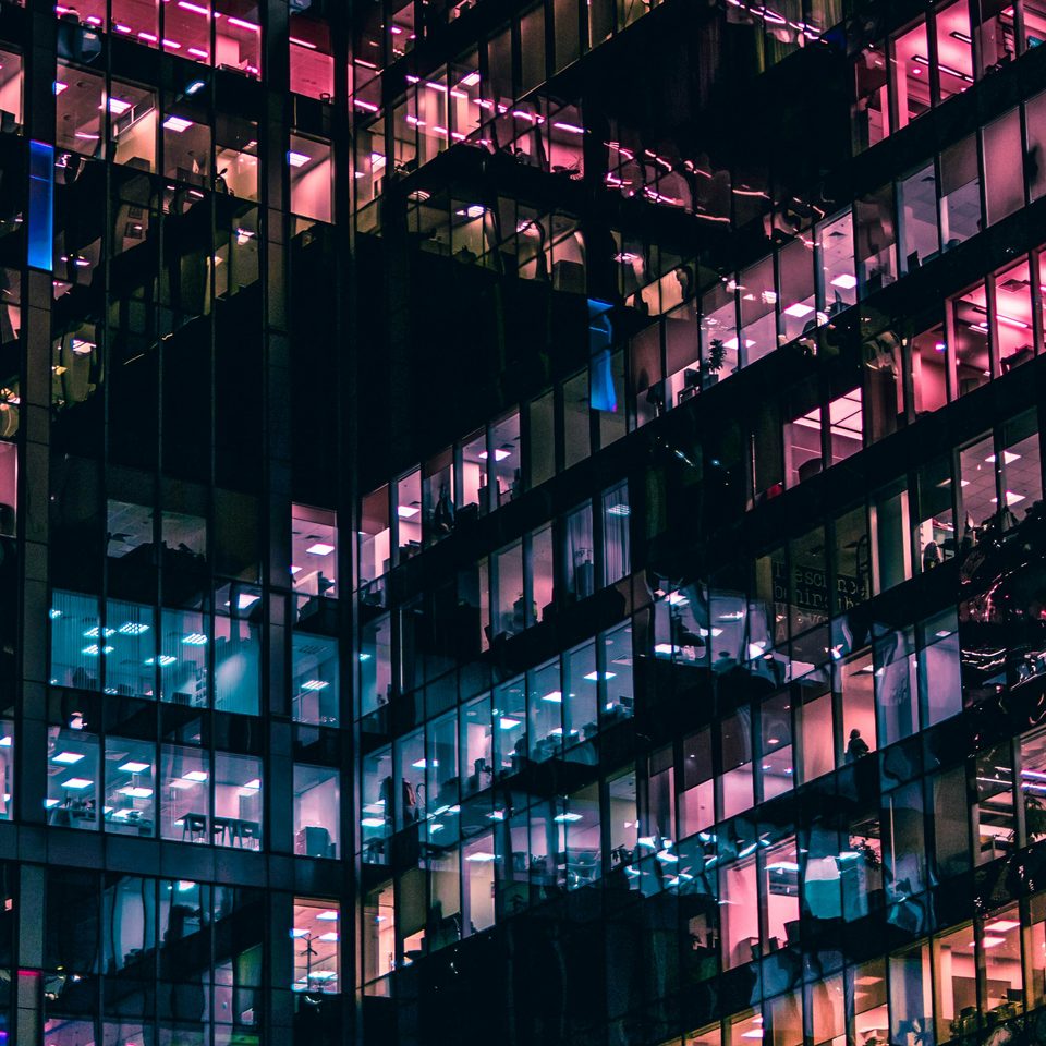 View of a modern office building